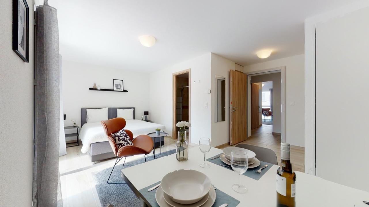 Furnished Apartments&Studios - Swiss Resort Aigle Exterior foto